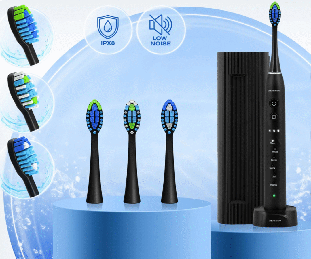 Berdsen Galaxy Sonic hambahari must koos vahetatavate harjapeadega