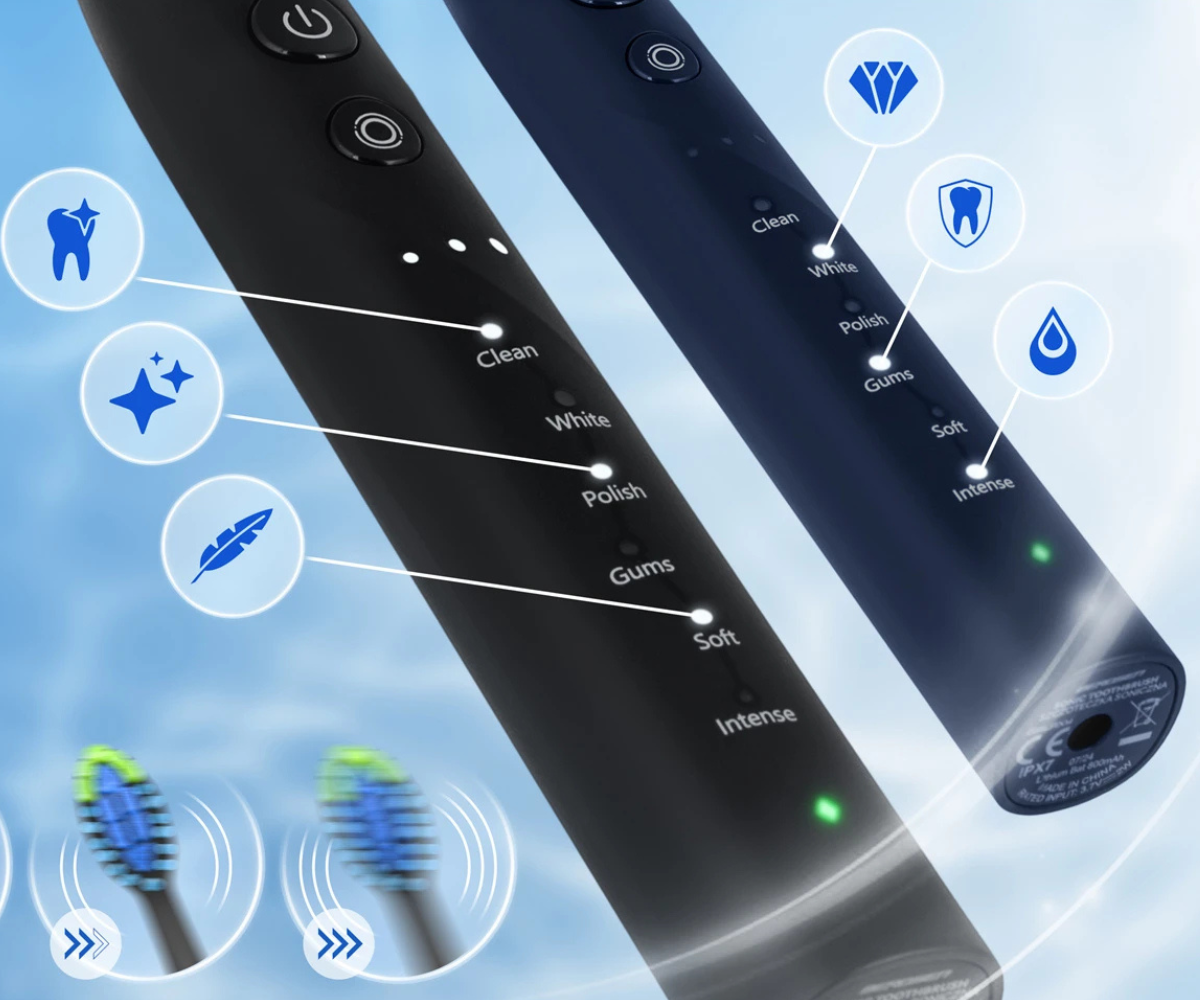 Berdsen Galaxy Sonic hambahari must vannitoas kasutusel