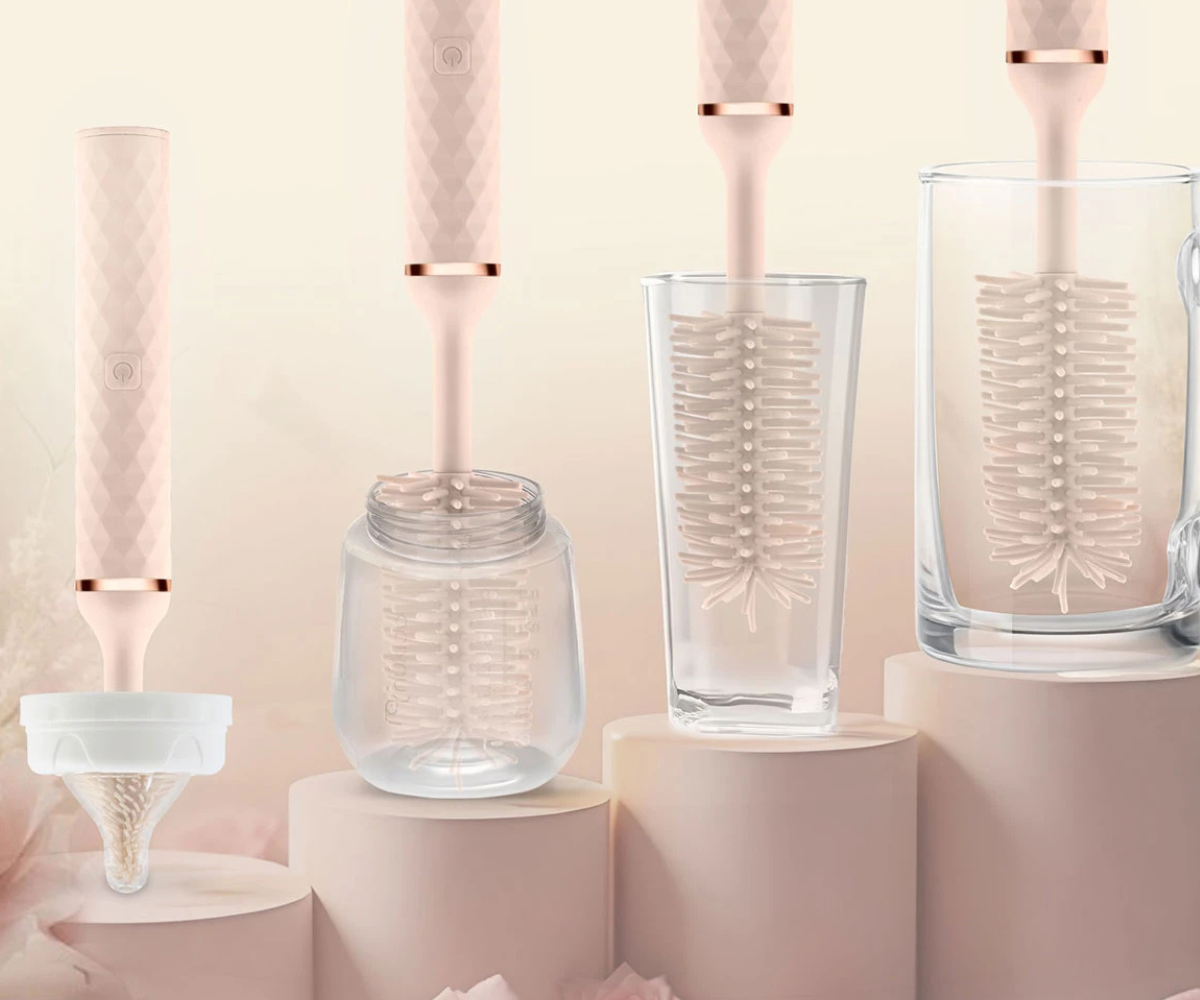 Elektriline pudelihari Nukido NK-978 koos vahetatavate otsikutega