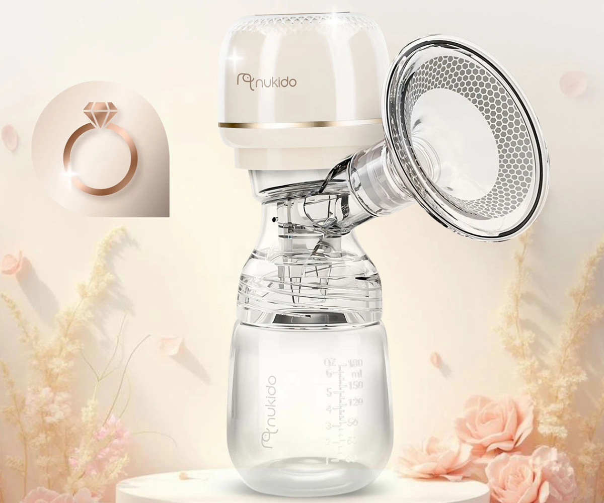 Juhtmevaba Nukido NK-961 rinnapump LED-ekraaniga