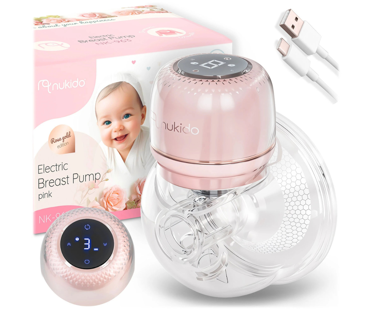Nukido NK-963 roosa elektriline rinnapump täiskomplektina