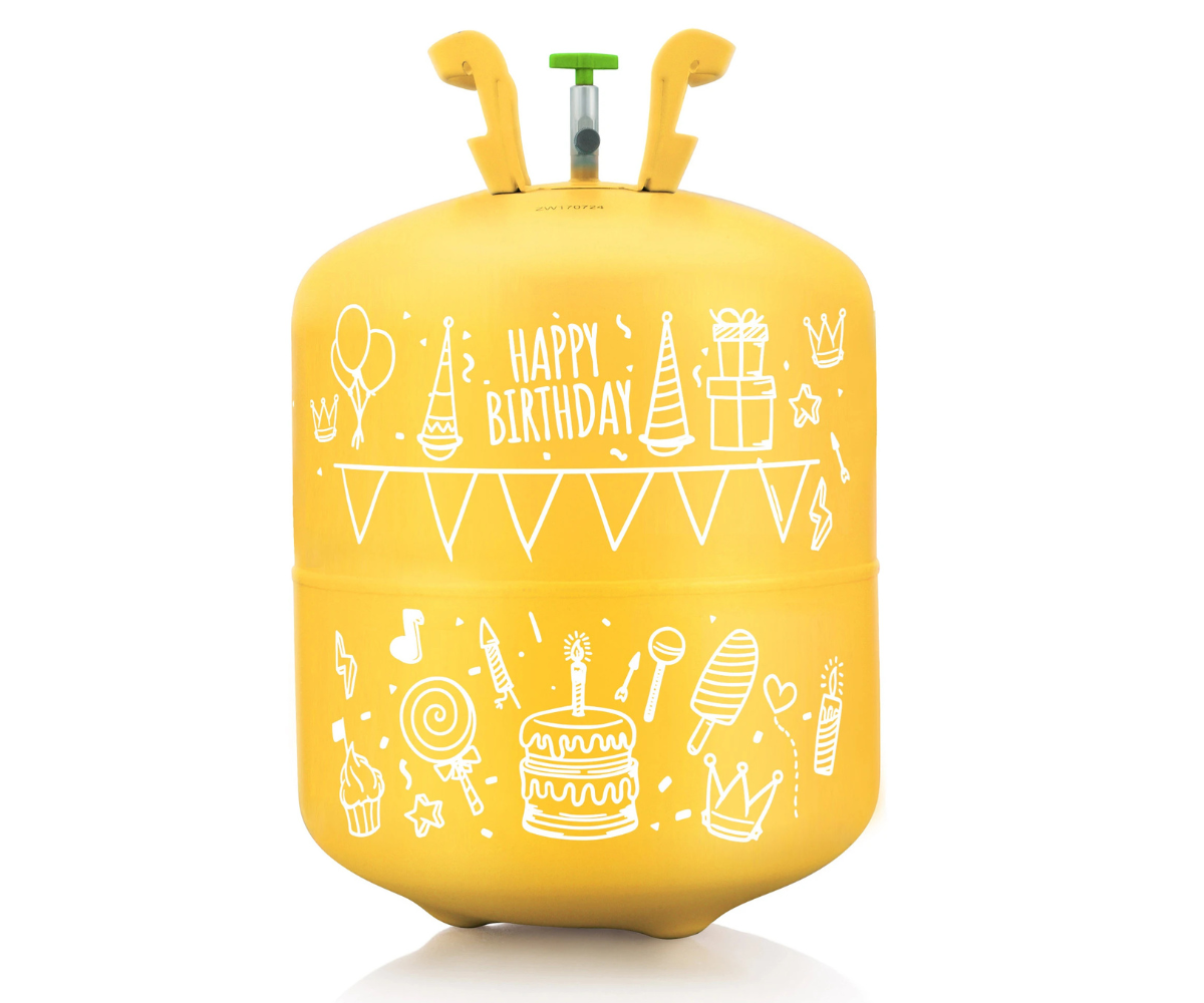 Ricokids kollane lint 40 m ja õhupallid peokomplekti osana