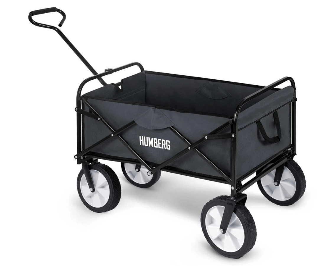 Kokkupandav transpordikäru Humberg HM-511 aiakasutuses