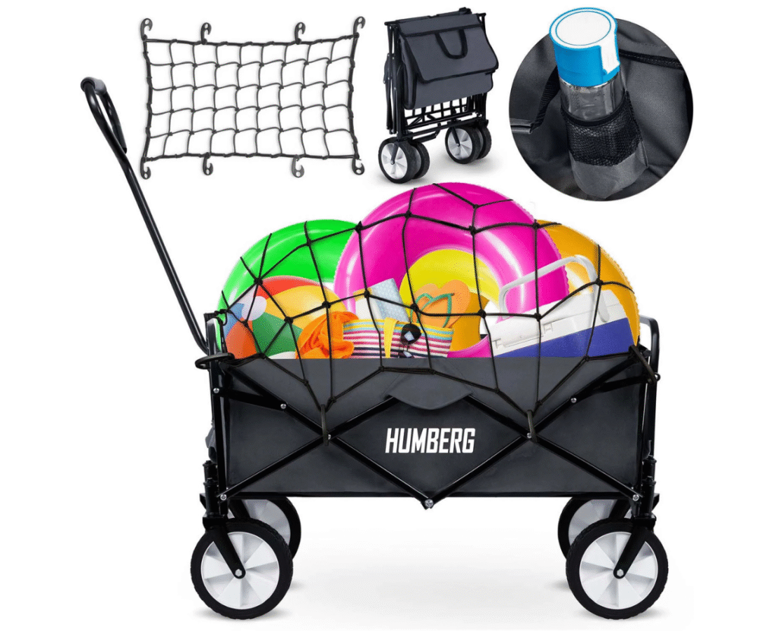 Kokkupandav transpordikäru Humberg HM-511 80L mahtuvusega