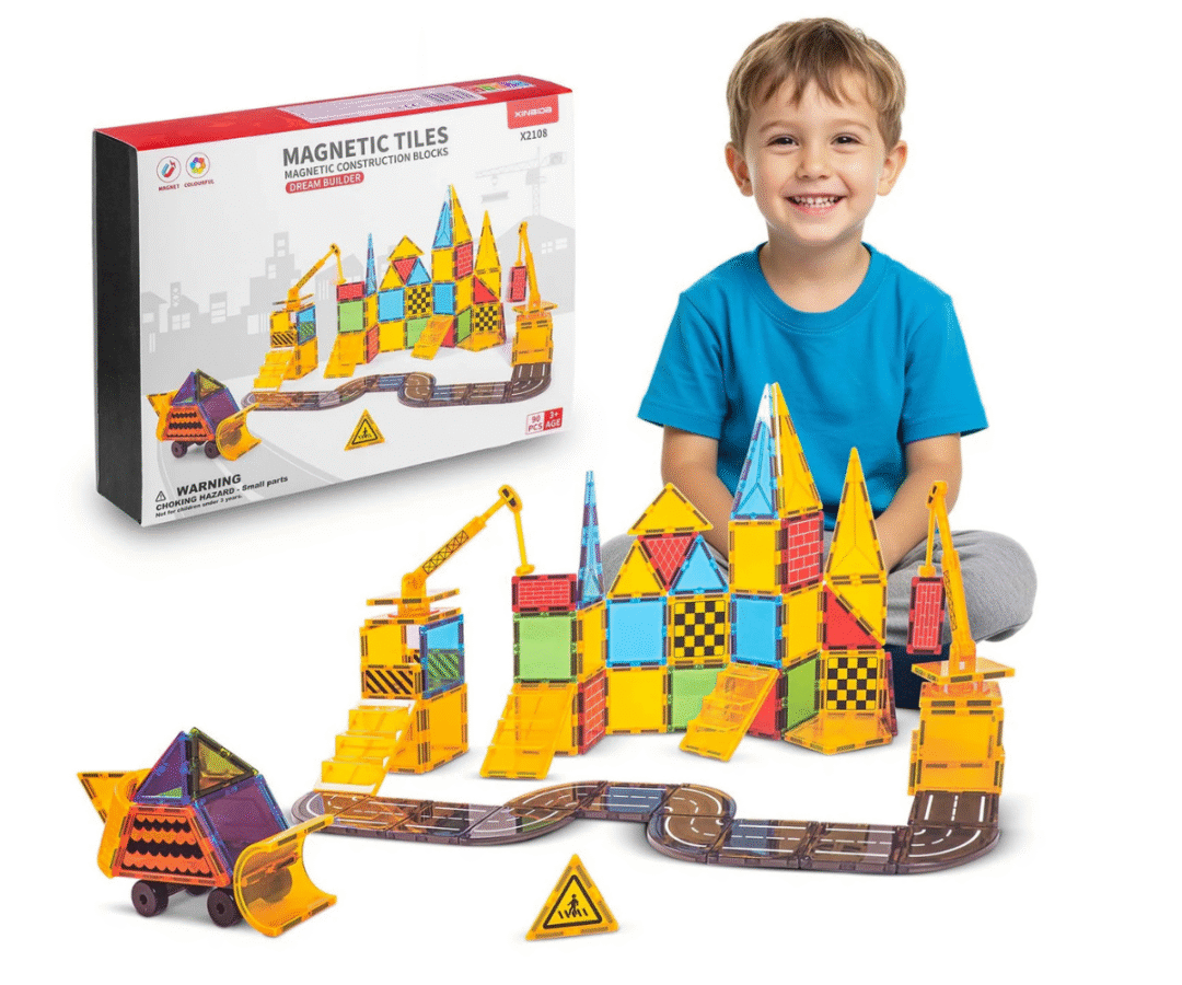 Ricokids RK-780 magnetklotside komplekt 90-osaline värviliste detailidega.