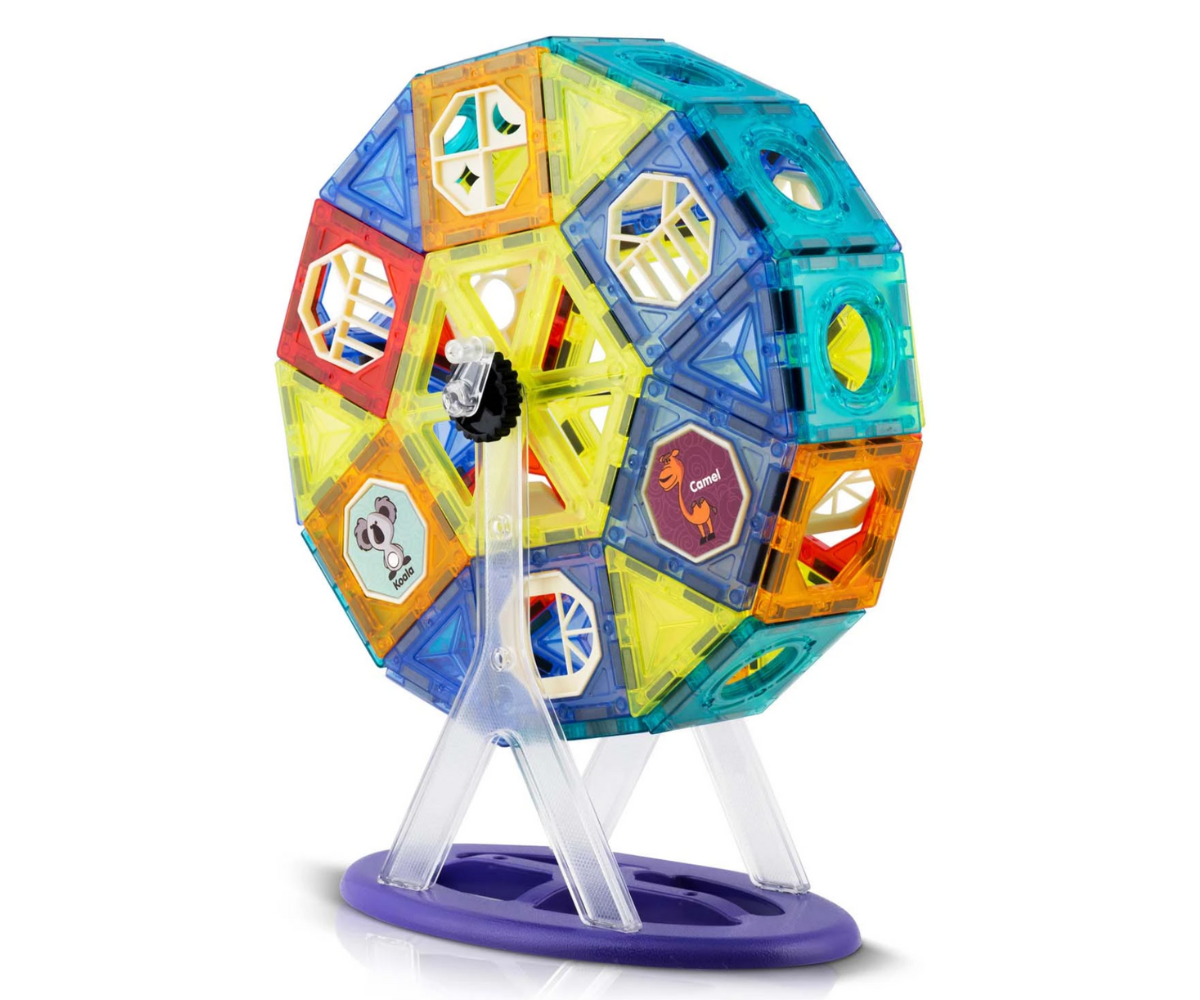 Karusselli alus ja pöörlemismehhanism eraldi detailidena.