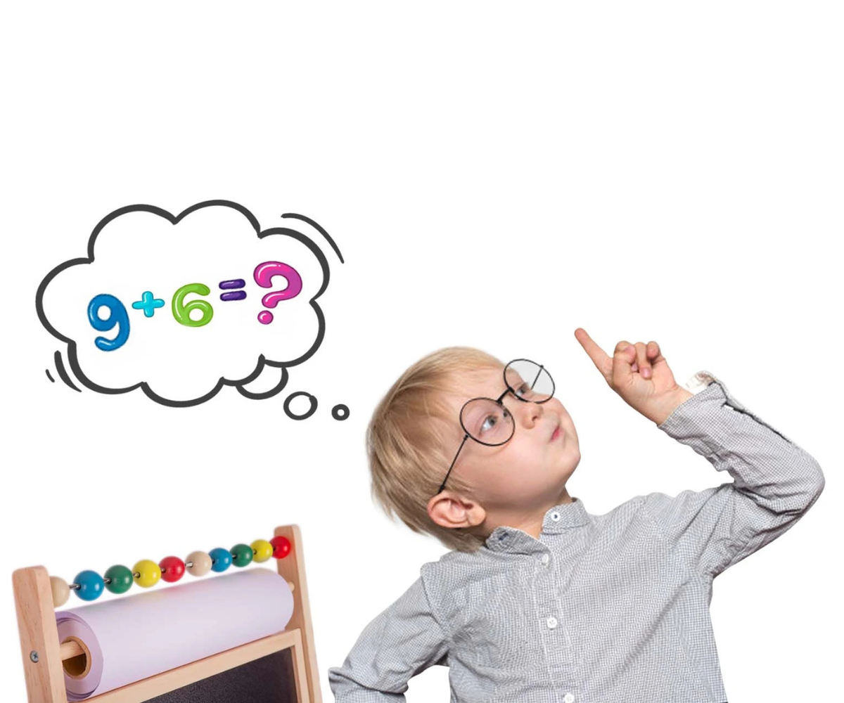 20-meetrine paberirull paigaldatuna joonistustahvli ülaossa.