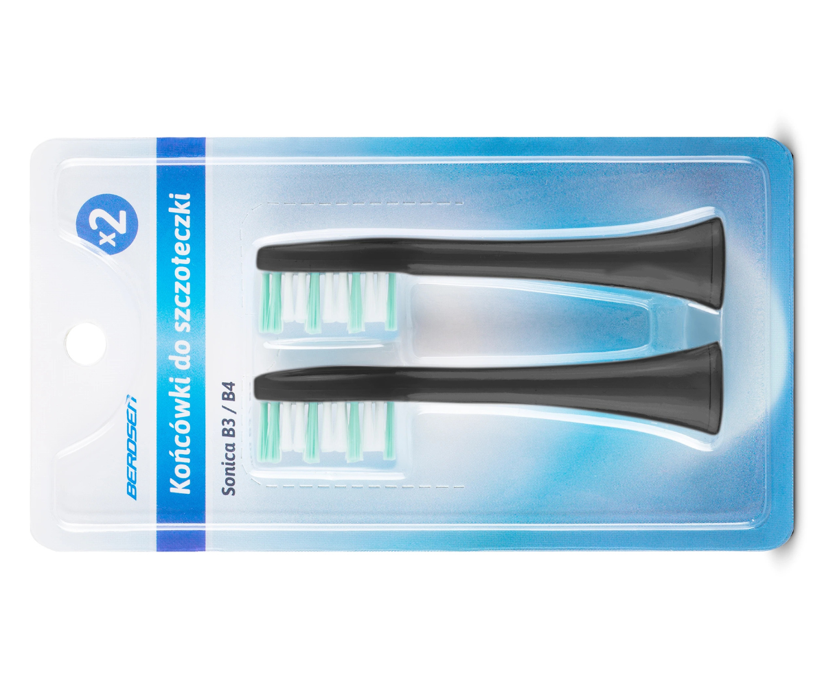 onic-hambaharja mustad otsikud Berdsen Sonica B3 ja B4 jaoks – parem suuhügieen