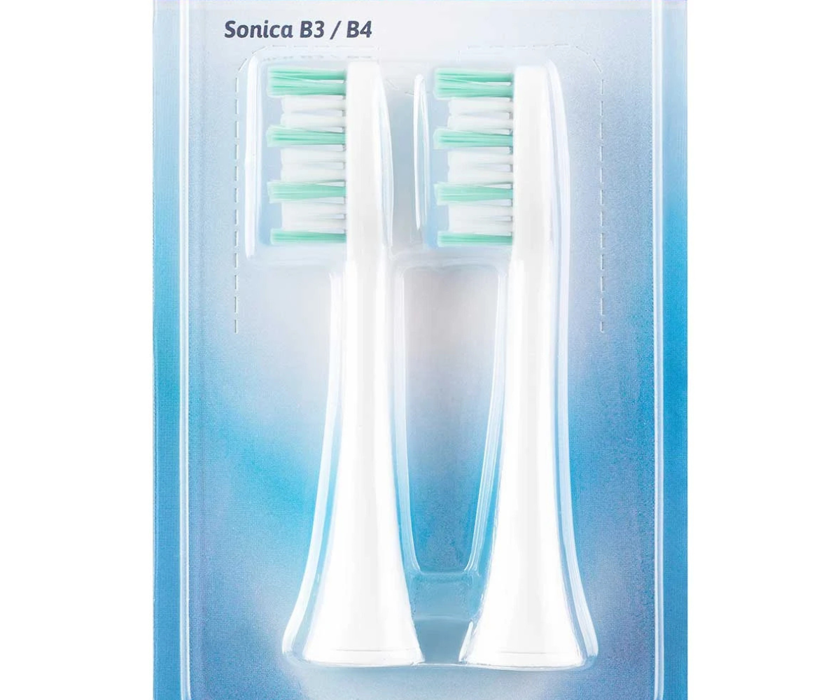 Valged Berdseni sonic-hambaharja pead – tõhus ja õrn igapäevane puhastus
