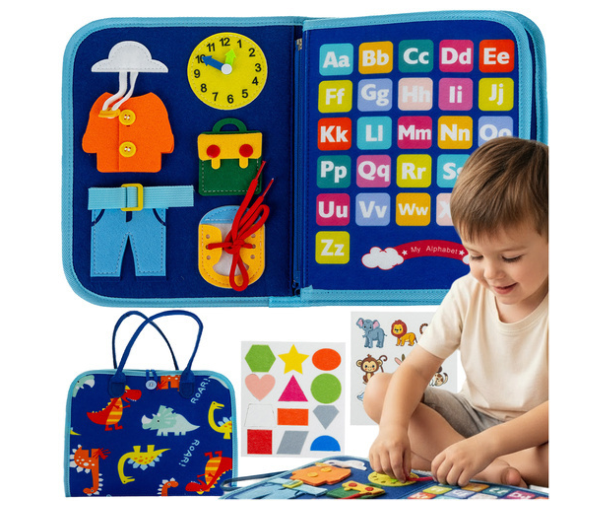 Värvikas ja lapsesõbralik tegelusmapp – arendab iseseisvust ja keskendumist