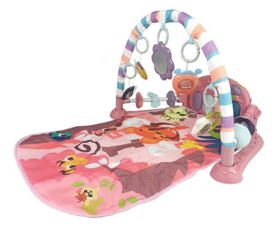 Beebimatt vastsündinule erksate värvide ja mustritega arendavaks mänguks.