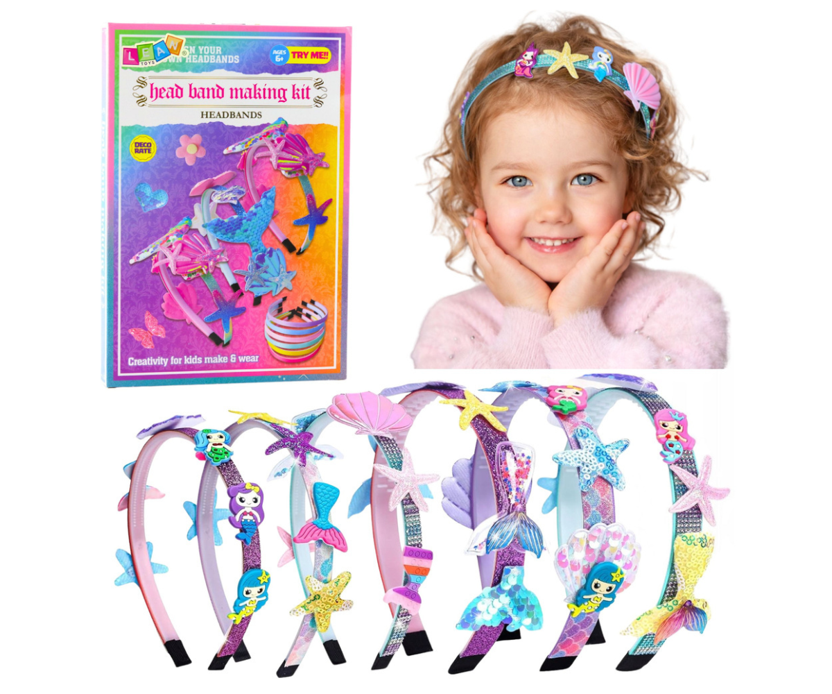 LEAN Toys merineitsi loovkomplekt kaunite juuksevõrude disainimiseks