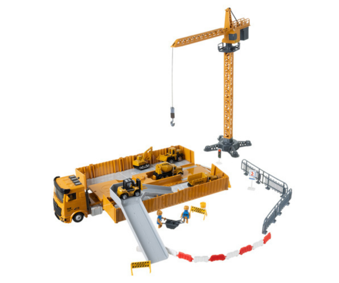 Ehitusmasinate komplekt peenmotoorika arendamiseks