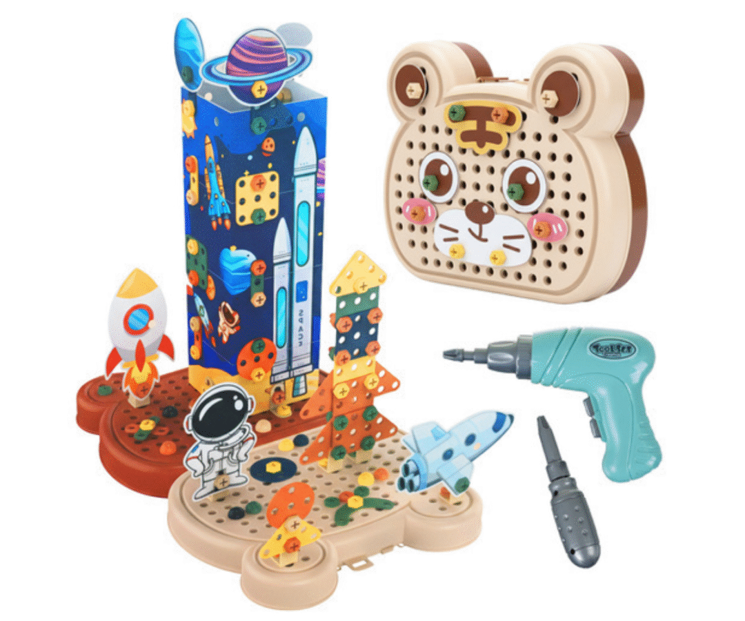 Ehituskonstruktor kohvris pakendis, sobiv kingituseks.