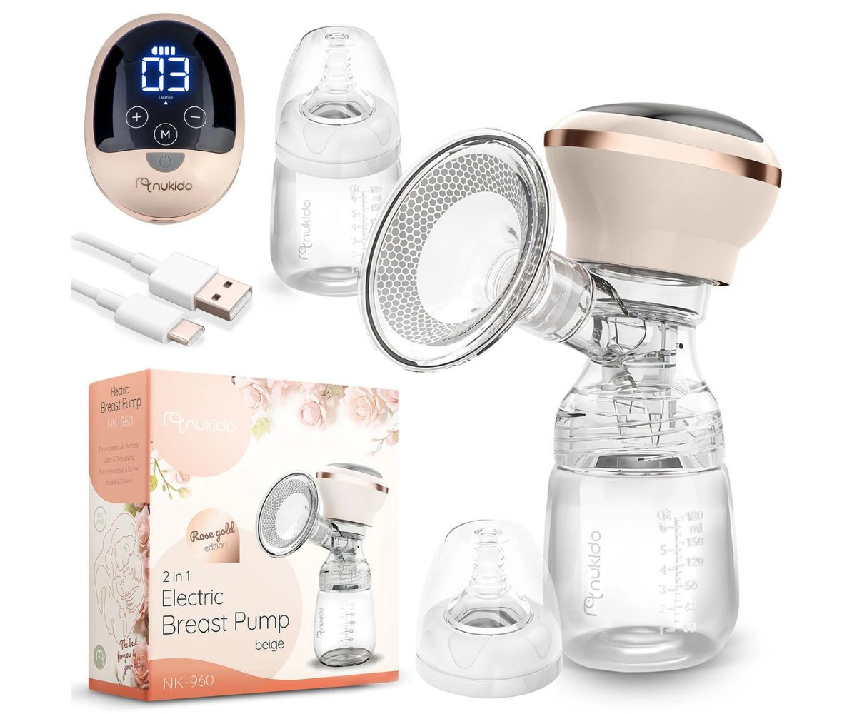 Elektriline rinnapump Nukido NK-960 beež eestvaates