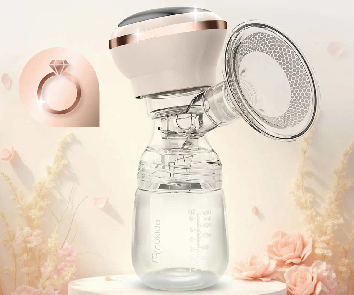 Juhtmevaba elektriline rinnapump Nukido NK-960 LED-ekraaniga