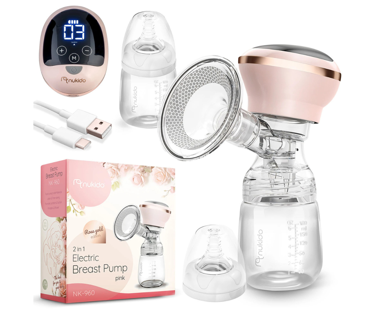 Nukido NK-960 elektriline rinnapump koos 180 ml lutipudeliga
