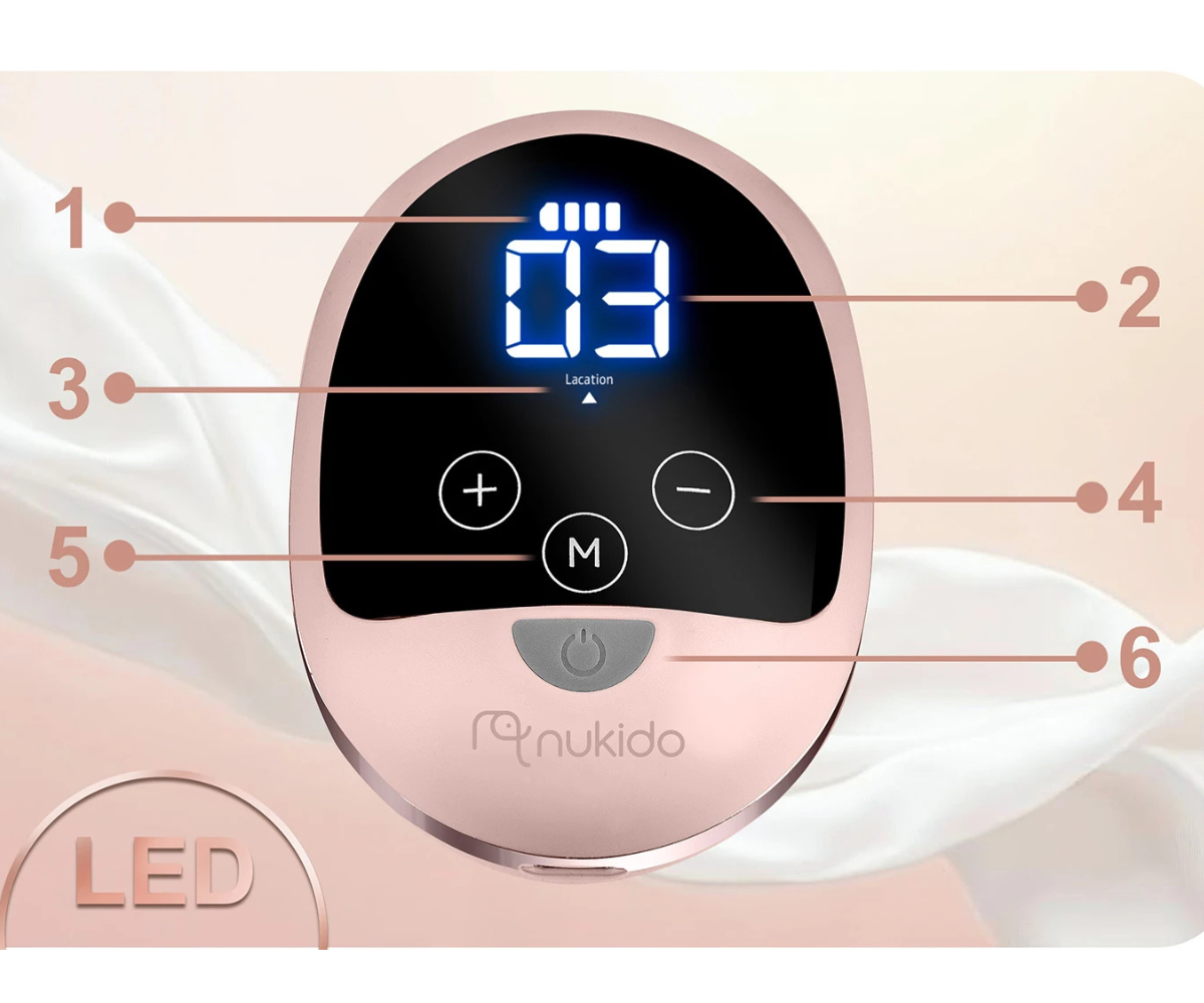 Elektriline rinnapump Nukido NK-960 massaažiosaga detailvaates