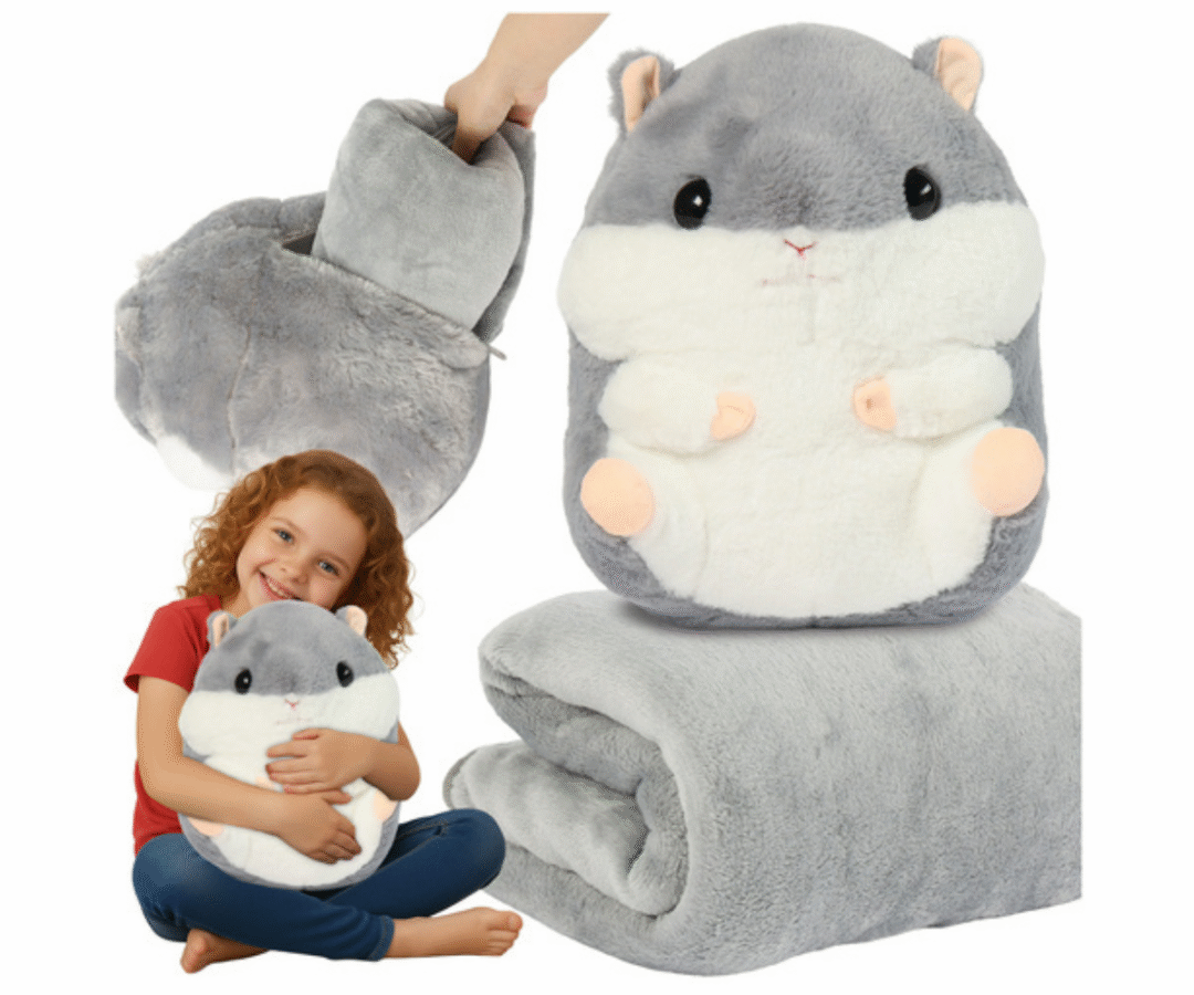 Kruzzeli hamster padi-tekk pakendis, ideaalne kingituseks.