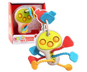 Kerge ja turvaline sensoorne võtmemänguasi igapäevaseks mänguks