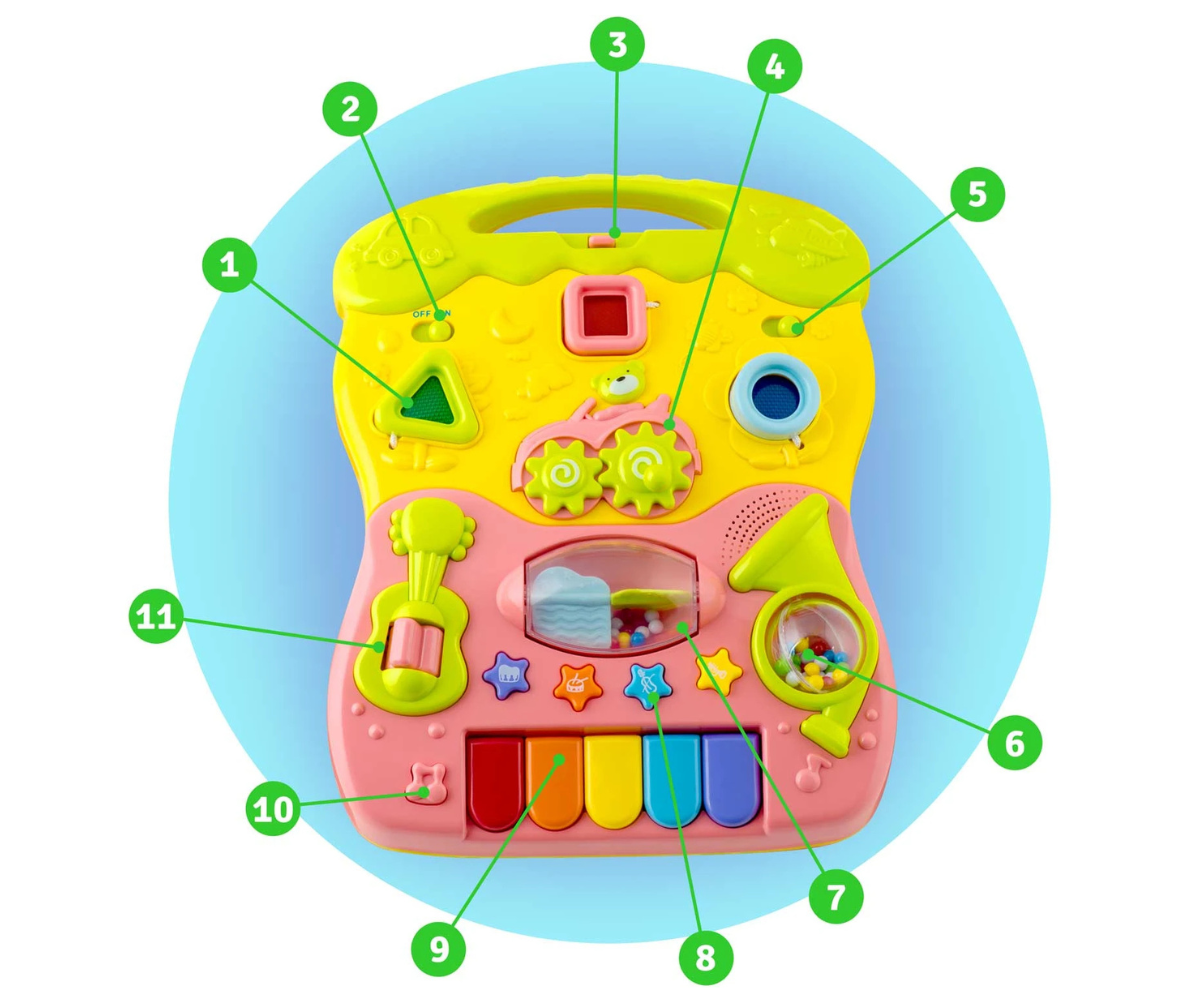 Roosa beebi käimistugi libisemisvastaste ratastega