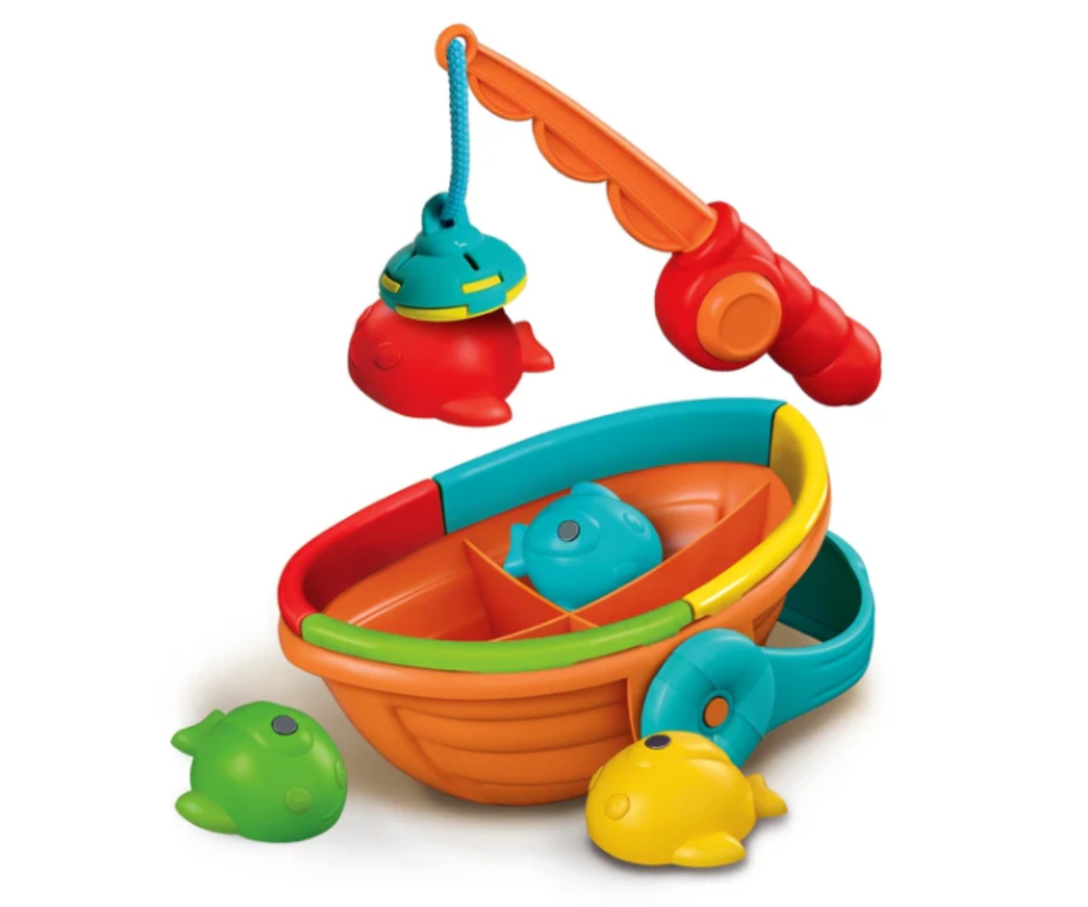 Clementoni kalapüügimäng magnetilise õnge ja nelja kalaga