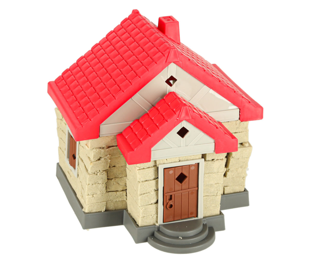 Kineetiline liiv koos tööriistade ja vormidega lastele