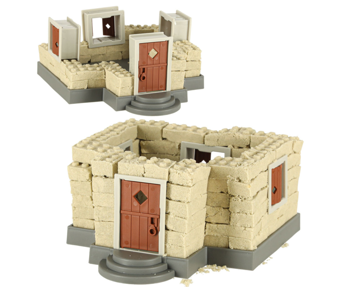 Laste ehitusmäng maja ja tarvikutega