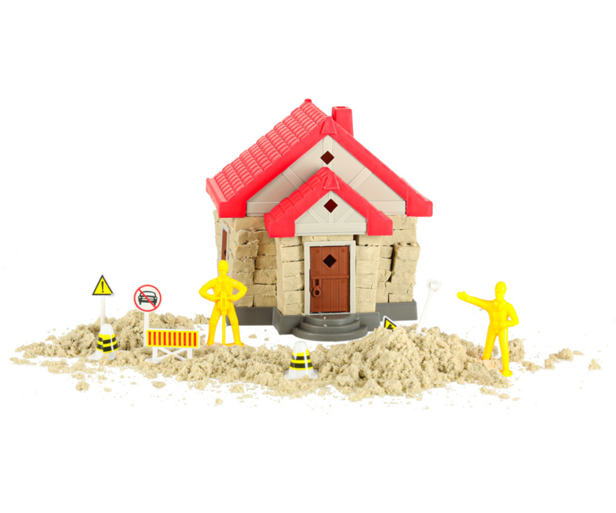 Kineetilise liiva komplekt väikestele arhitektidele