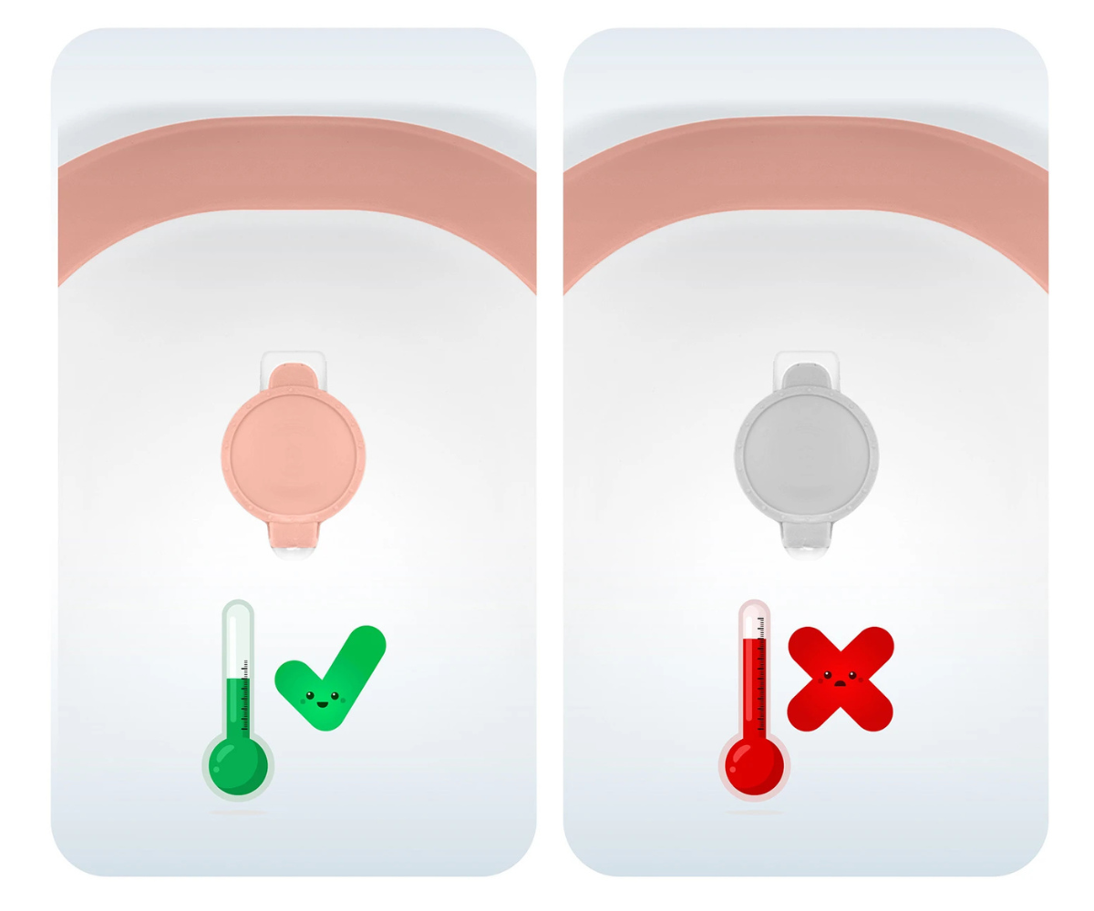 Beebivanni libisemiskindlad jalad tagavad stabiilsuse