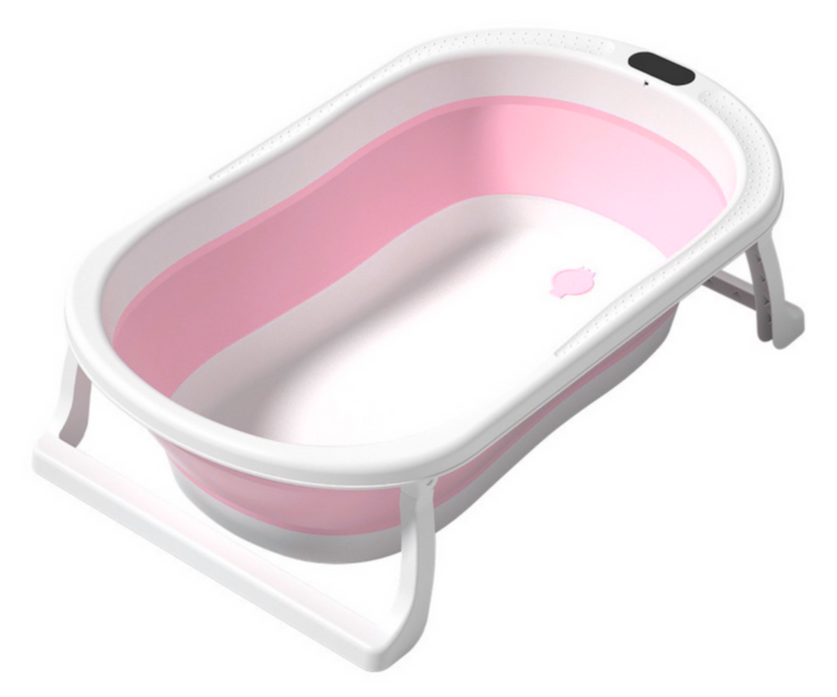 Beebivann libisemiskindlate jalgade ja kokkupandava disainiga