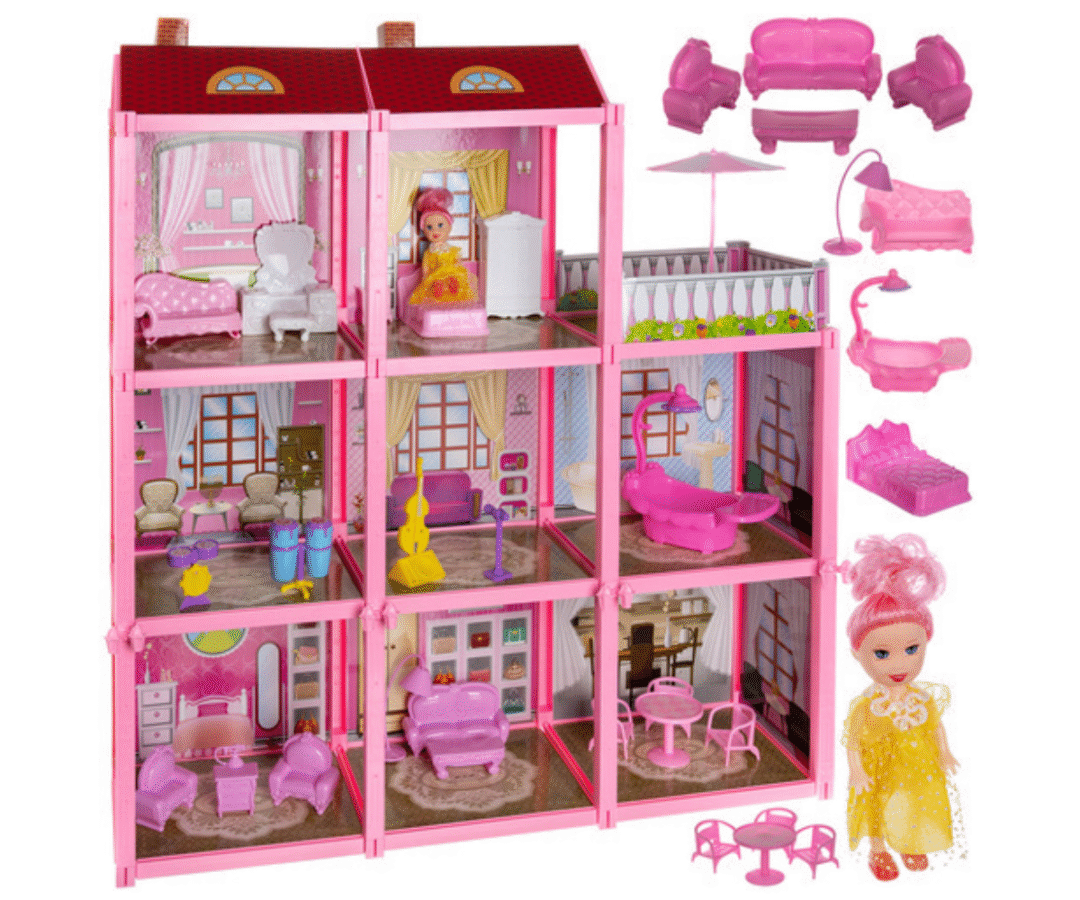 Iso Trade nukumaja komplekt pakendis, sobiv kingituseks.