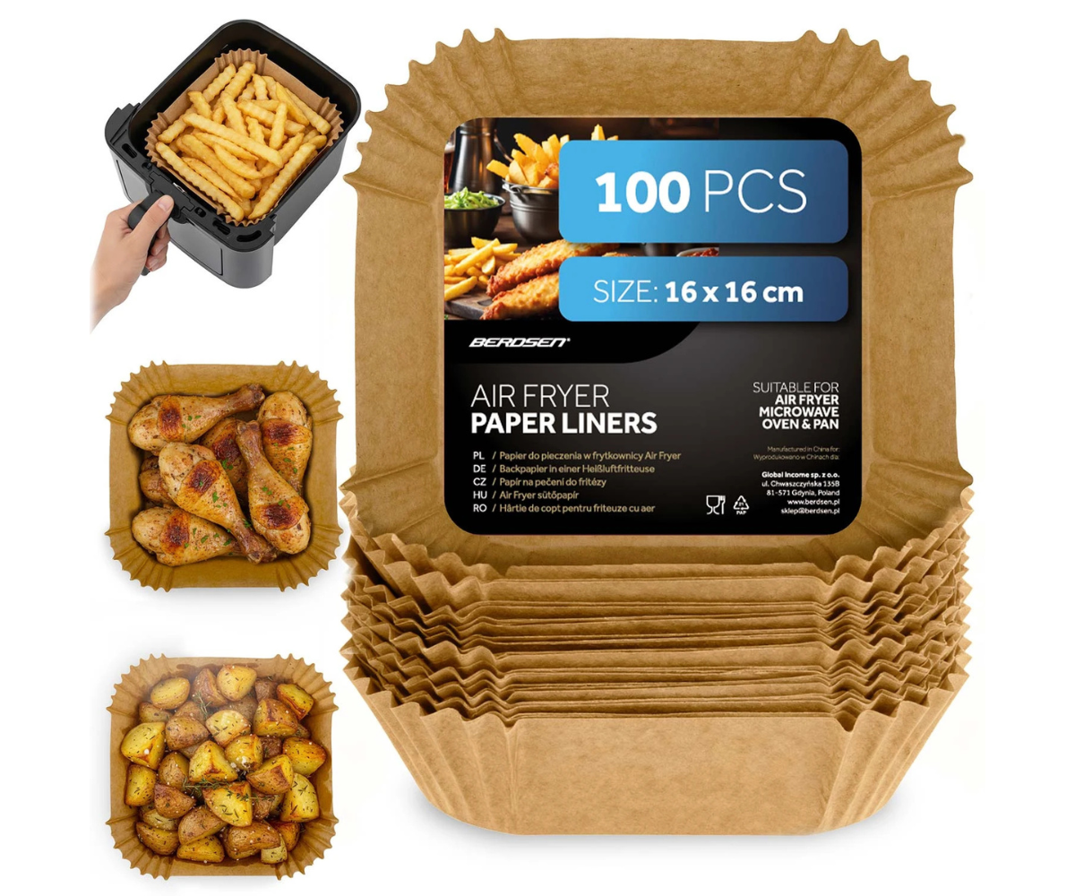 100 tk küpsetuspaberist vahetükke kuumaõhufritüürile – Berdsen
