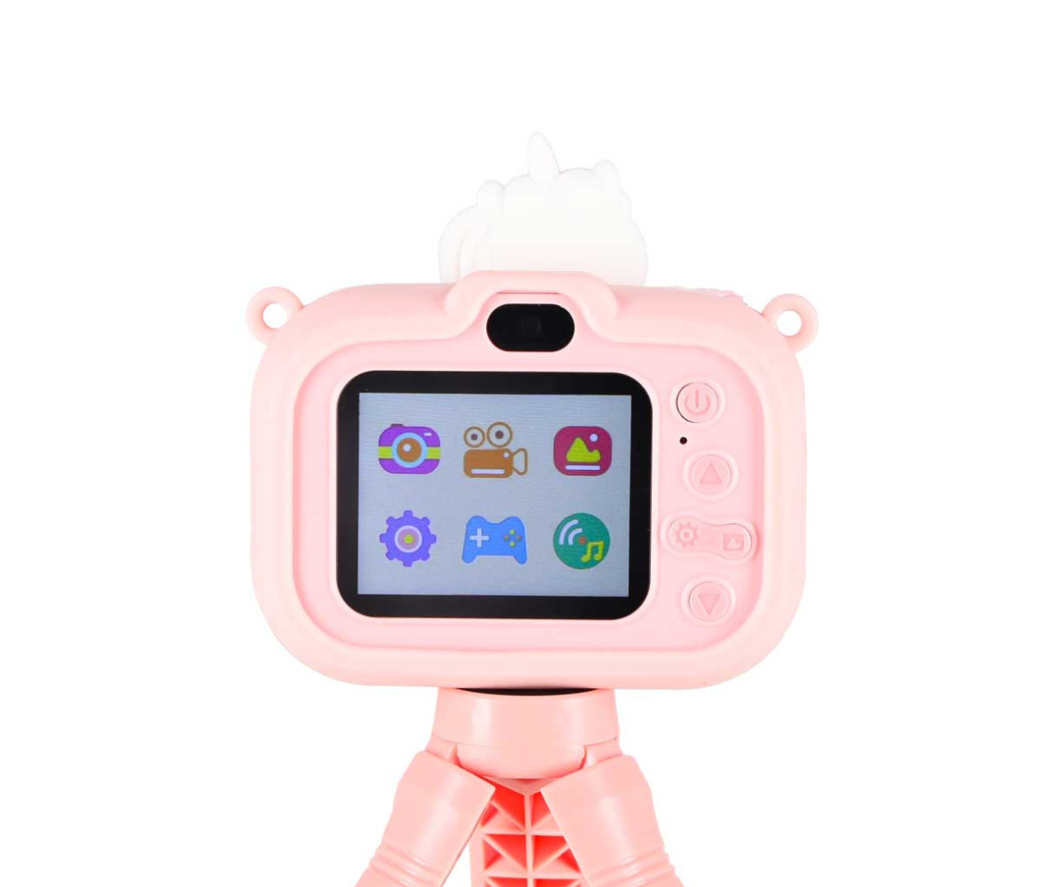 Laste digikaamera alusega Unicorn - roosa 4