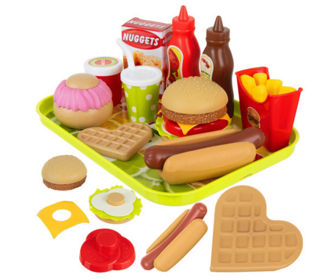 Laste kiirtoidu mängukomplekt Iso Trade 26-osaline komplekt.