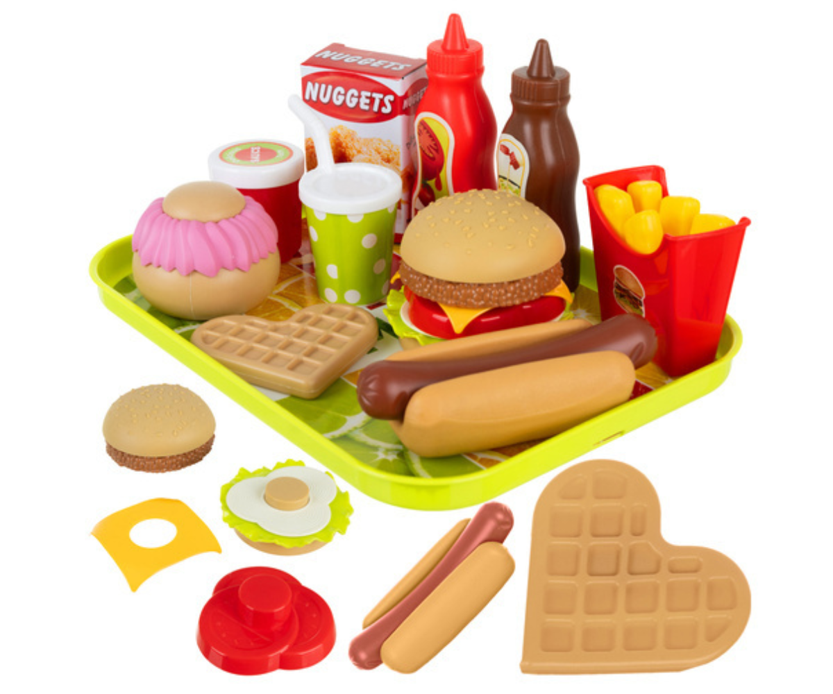 Laste kiirtoidu mängukomplekt Iso Trade 26-osaline komplekt.