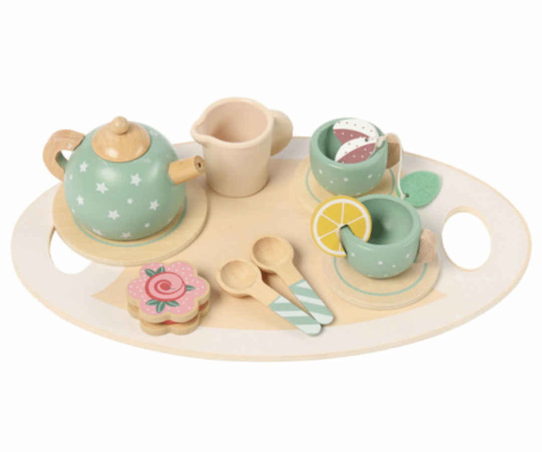 Kruzzeli teekomplekt koogialusega kingipakendis.