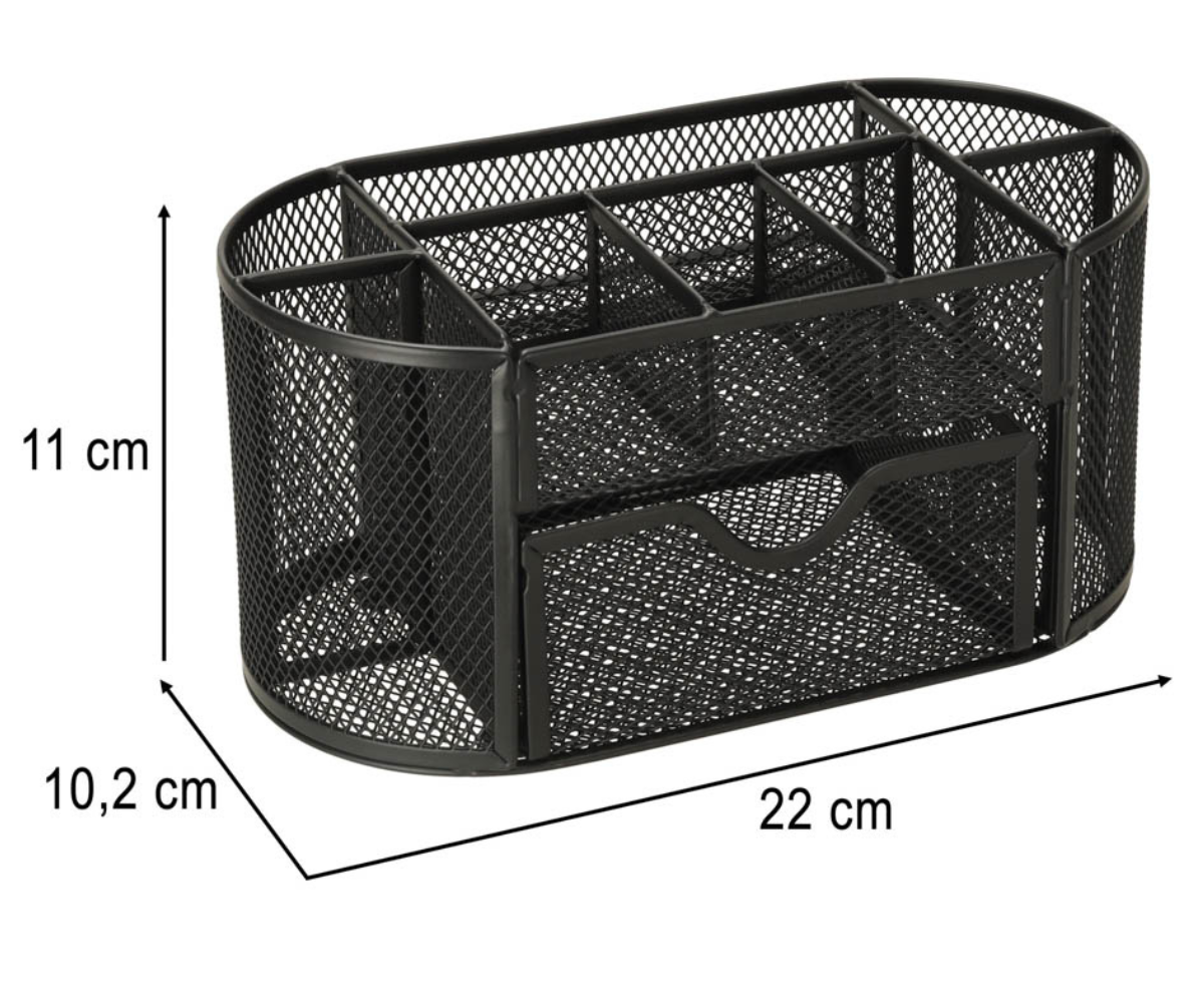Minimalistlik must lauakorraldaja 9 jaotusega kodukontorisse või kontorisse