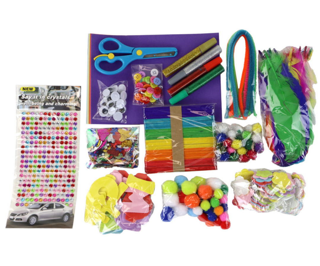 Kunsti ja meisterdamise komplekt purgis alates 4-aastastele lastele