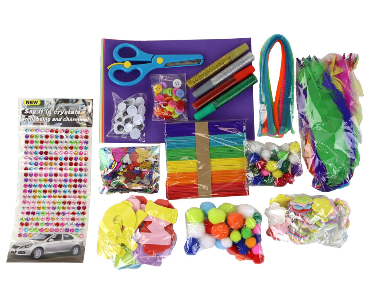 Kunsti ja meisterdamise komplekt purgis alates 4-aastastele lastele