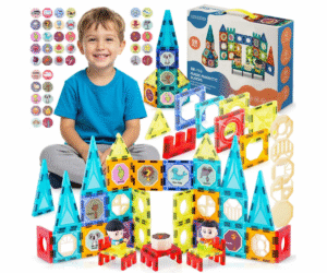 Ricokids RK-768 magnetklotside XXL-komplekt koos torniehitusega