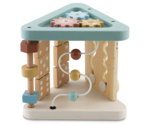 Puidust sensoorne kolmnurk Nukido NK-860 lastele