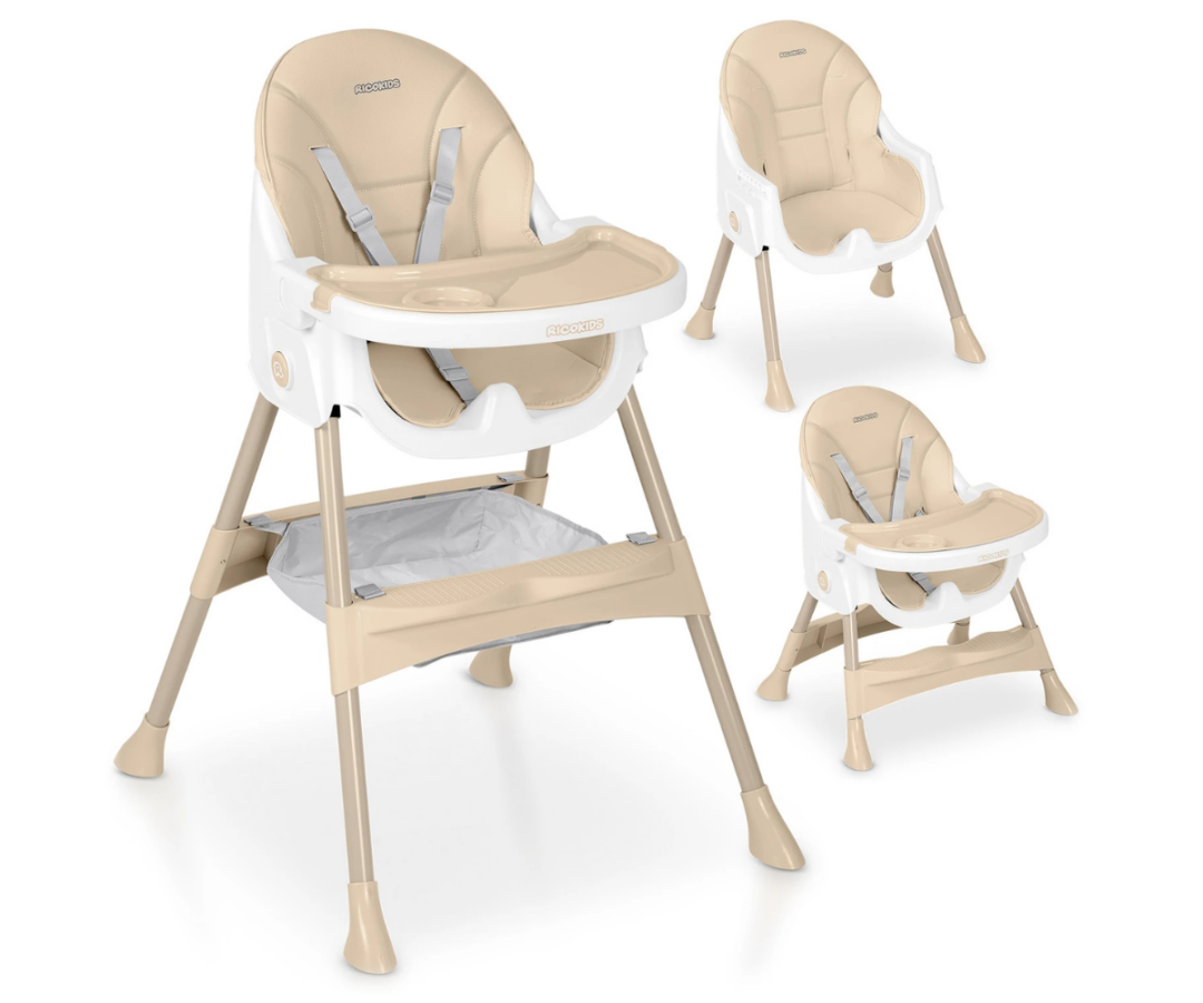 Ricokids Mani söötmistool turvaliseks ja mugavaks istumiseks