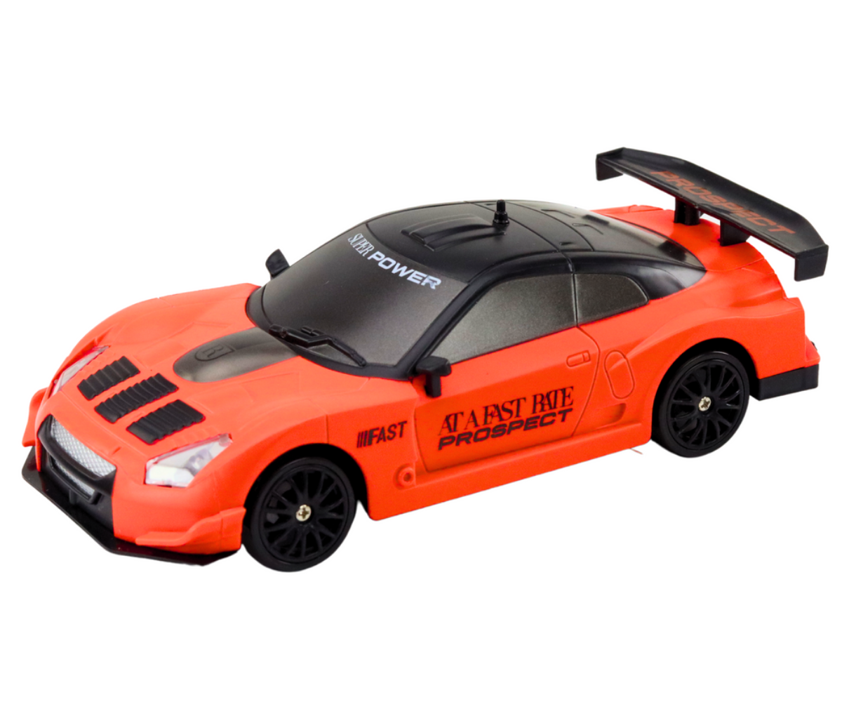 Kaugjuhitav sportauto driftirataste ja puldiga