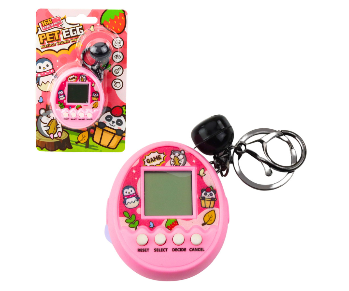 Virtuaalne lemmikloom Tamagotchi PET EGG koolikoti küljes