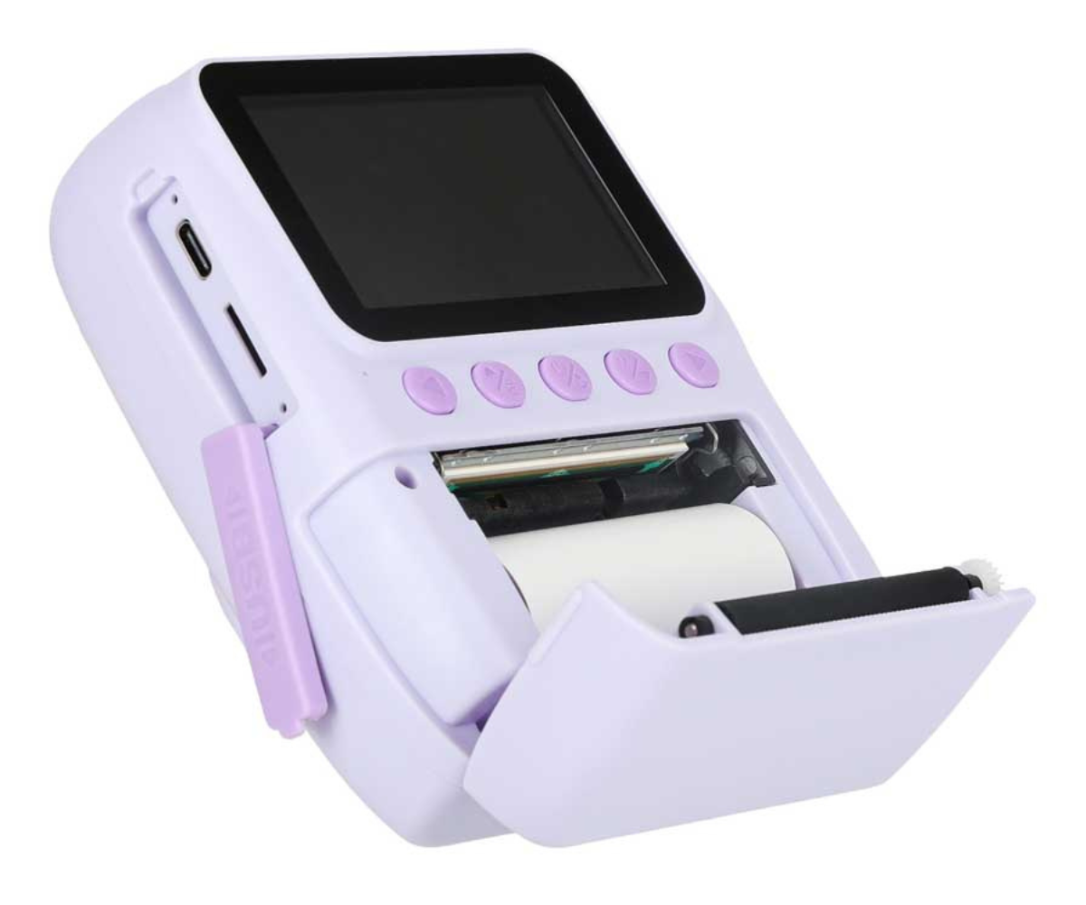 Termoprindiga digikaamera ekraan ja juhtnupud, detailvaade.