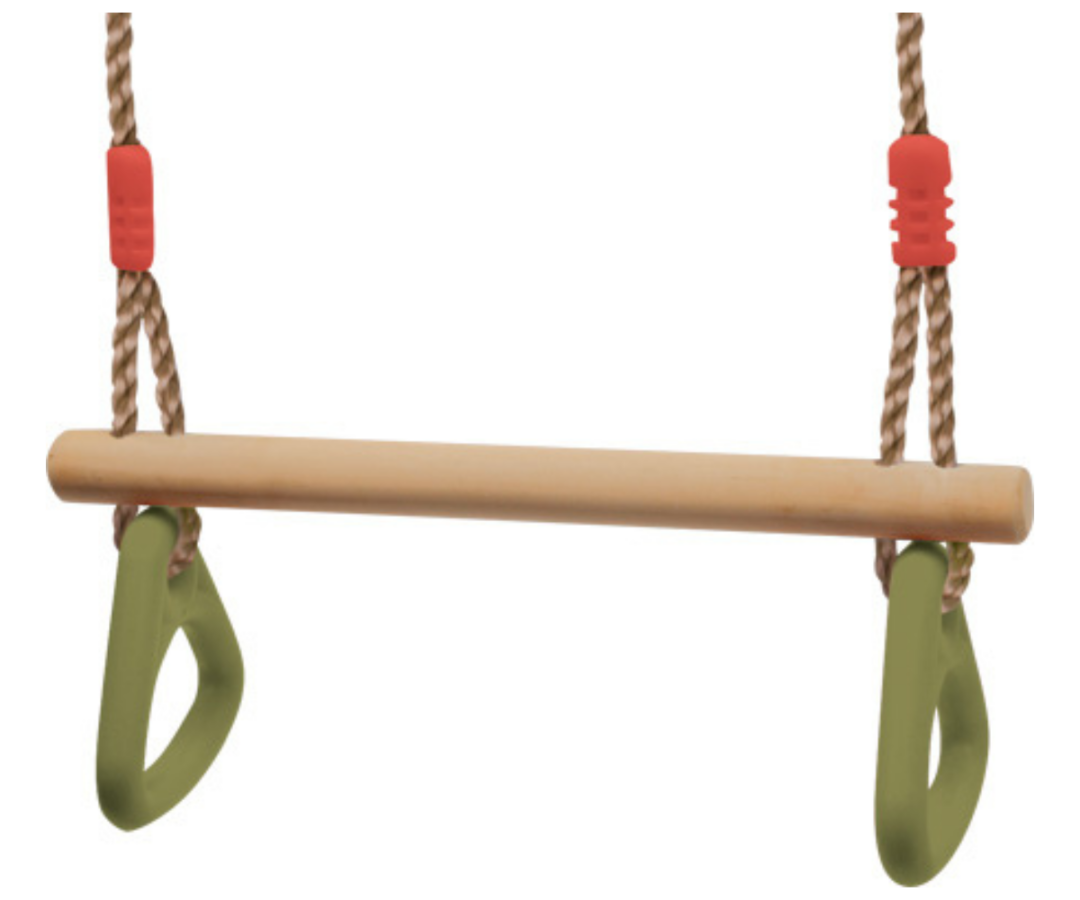 Trapets võimlemisrõngastega siseruumides ja õues kasutamiseks