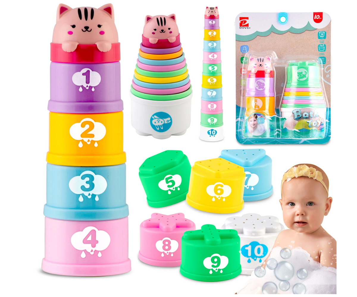 Ricokids RK-752 värvilised vannitopsid veega mängimiseks