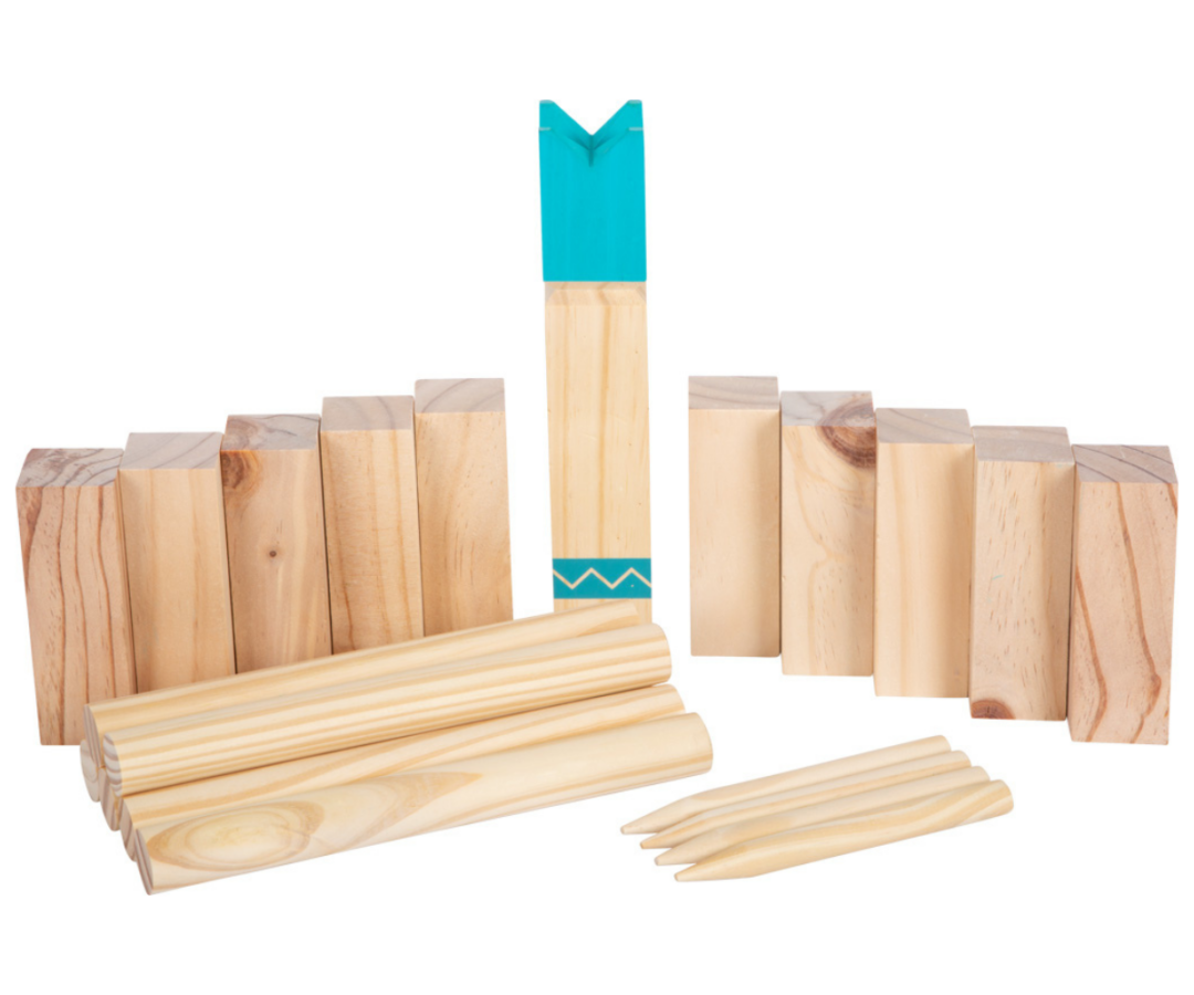 Compact Kubb viskemäng Active – ideaalne kaasaskantav õuemäng