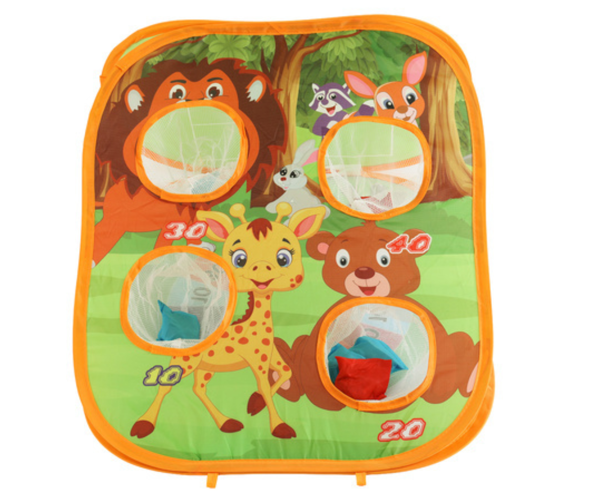 Kokkupandav viskemäng lihtsaks hoiustamiseks ja transportimiseks.